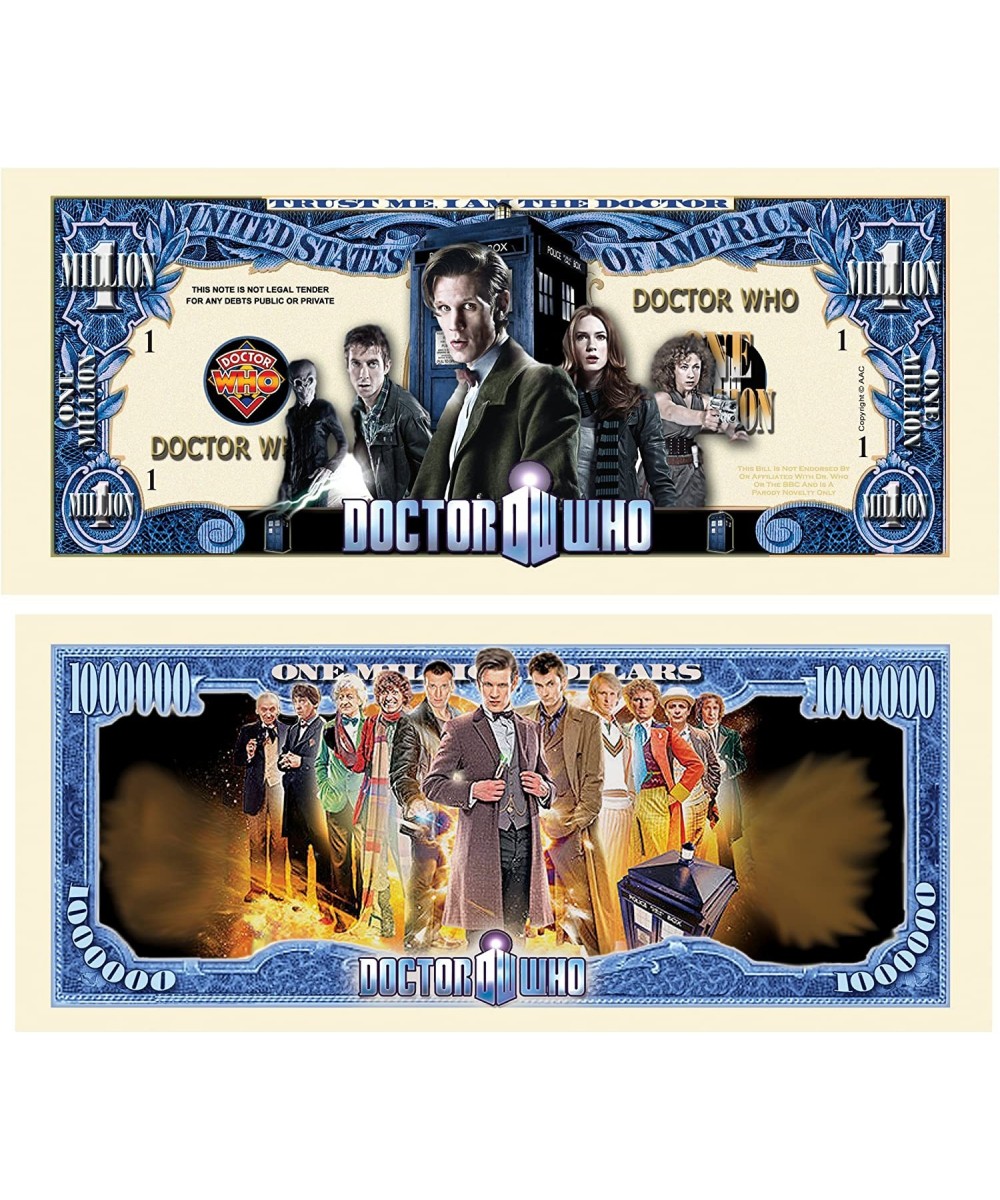 Limited Edition Doctor Who Collectible Million Dollar Bill in Currency Holder $16.01 Gags & Practical Joke Toys