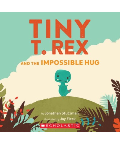 Tiny T Rex Gift Set - 2 Books The Impossible Hug and The Very Dark Dark by Jonathan Stutzman MerryMakers Plush and Mudpuppy P...