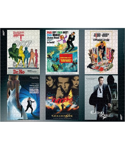 Top Trump 007 Bond All Six Bonds - One Puzzle 1000pc $33.01 Jigsaw Puzzles