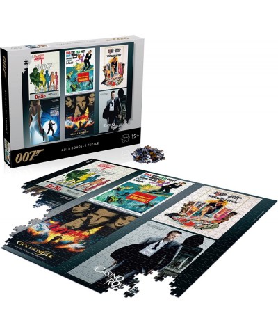 Top Trump 007 Bond All Six Bonds - One Puzzle 1000pc $33.01 Jigsaw Puzzles