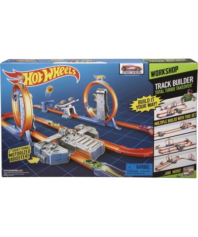 Track Builder Total Turbo Takeover Track Set Motorized Playset with Loops & Stunts Includes 1 Die-Cast Car Toy for Kids 6 to ...