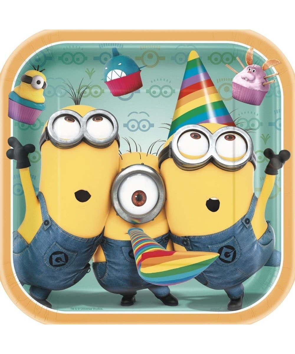 Square Despicable Me Dinner Plates 8ct $23.02 Kids' Party Tableware