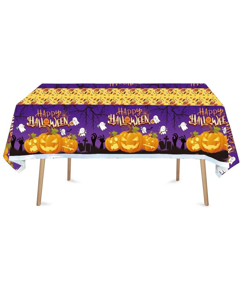 1pcs Halloween Party Tablecloth Halloween Table Cover Party Supplies Decorations 70 inches x 42 inches for Halloween Party Su...