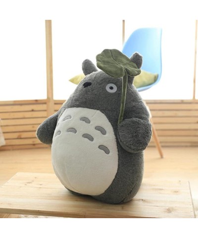 Totoro Plush Toy Cute Plush Cat Anime Figure Doll Plush Totoro with Lotus Leaf Kids Toys Birthday 35cm 30cm $37.53 Plush Figu...