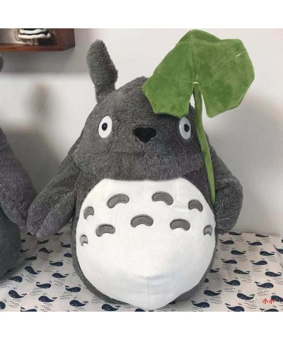 Totoro Plush Toy Cute Plush Cat Anime Figure Doll Plush Totoro with Lotus Leaf Kids Toys Birthday 35cm 30cm $37.53 Plush Figu...