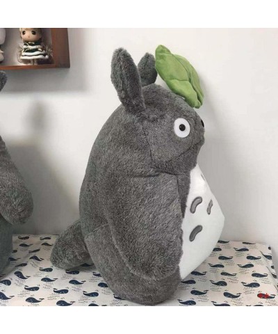 Totoro Plush Toy Cute Plush Cat Anime Figure Doll Plush Totoro with Lotus Leaf Kids Toys Birthday 35cm 30cm $37.53 Plush Figu...