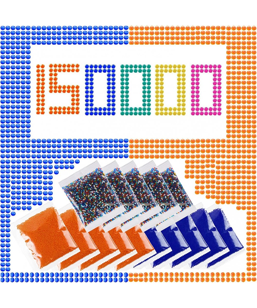 7-8mm Gel Ball Ammo Water Ball Beads Refill Ammo 15Pack True and Sufficient 10000Pieces 50 Grams Per Pack Gel Splater Bullets...