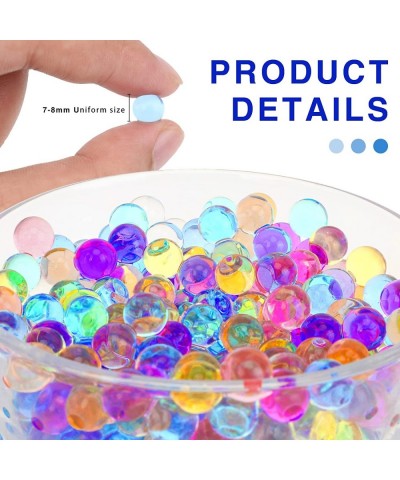 7-8mm Gel Ball Ammo Water Ball Beads Refill Ammo 15Pack True and Sufficient 10000Pieces 50 Grams Per Pack Gel Splater Bullets...