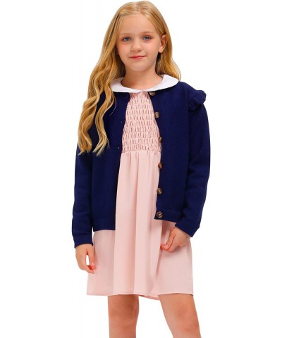 Girl‘s Halloween Peter Pan Collar Pink Smocked Midi Dress 4-12 Years $68.90 Kids' Costumes