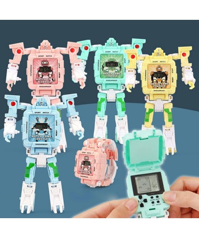 Multifunctional Transformer Watch Robot Toys Deformed Electronic Watch Toys for Kids Boys Girls Age 4 5 6 7 8 9 10 11 12 (Blu...