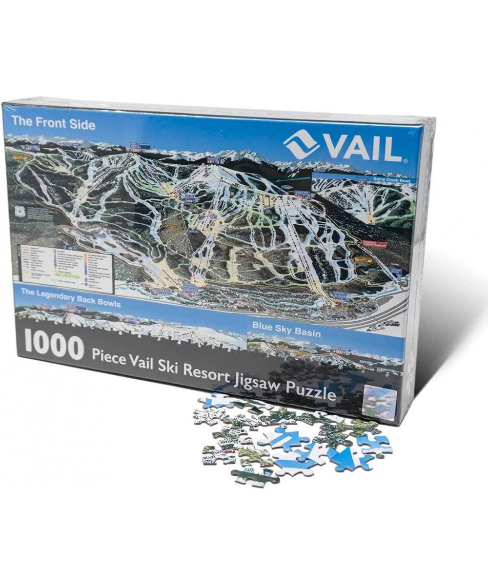 1000 Piece Jigsaw Puzzle Vail Ski Resort Colorado - for Adults Families Skiing and Hiking Enthusiast - Mtns Co $58.98 Jigsaw ...