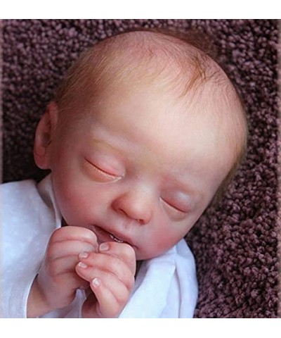 15 Inch Unpainted Sleep Reborn Doll Kits Handmade Blank Baby Doll Kits Preemie Newborn Doll Kits Unfinished Making Dolls Acce...