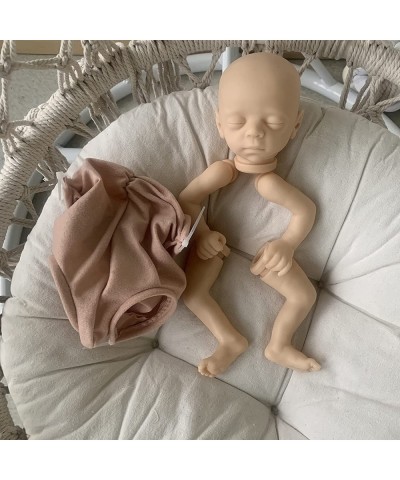 15 Inch Unpainted Sleep Reborn Doll Kits Handmade Blank Baby Doll Kits Preemie Newborn Doll Kits Unfinished Making Dolls Acce...