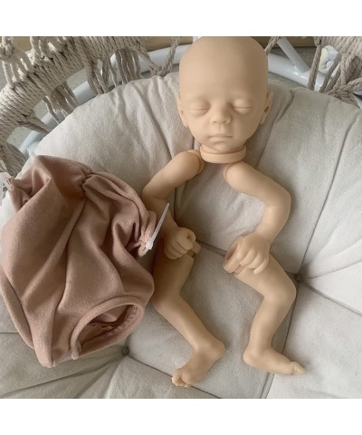 15 Inch Unpainted Sleep Reborn Doll Kits Handmade Blank Baby Doll Kits Preemie Newborn Doll Kits Unfinished Making Dolls Acce...