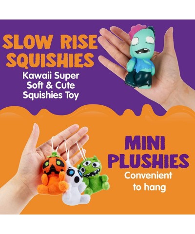 12 Pieces Blind Bags Halloween Windup Slow Rise Plush Toys Rubber Duck Random Set Stress Relief Toy for Halloween Party Schoo...