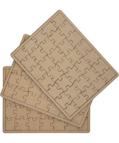 3 Pack DIY Jigsaw Puzzle Blank Wooden Canvas with 35 Pieces Each for Arts and Crafts (10 x 7 in) $18.67 Jigsaw Puzzles