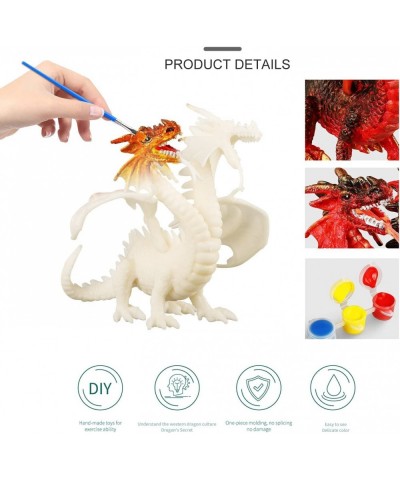 Dinosaurs Toys DIY Painting Dragon Kit Arts and Crafts Set for Kids Age 8-12 Boys and Girls Decorate and Drawing 3D Art Suppl...