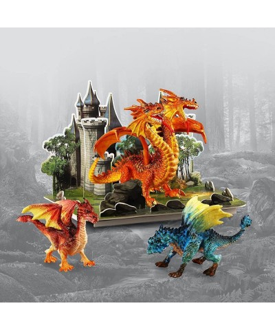 Dinosaurs Toys DIY Painting Dragon Kit Arts and Crafts Set for Kids Age 8-12 Boys and Girls Decorate and Drawing 3D Art Suppl...