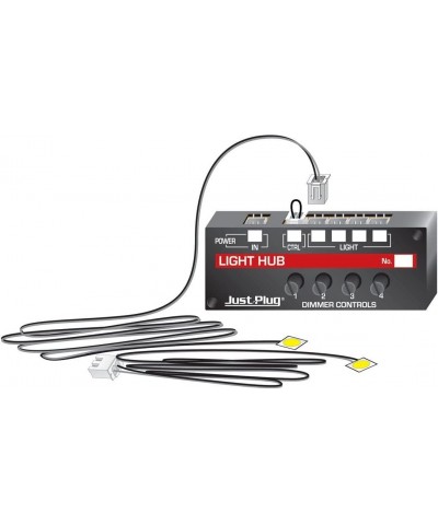 Just Plug: Lights & Hub Set w/Dimmer Controls: Warm White Stick-On LED Lights w/24 Cable (2) $31.19 Toy Vehicle Playsets