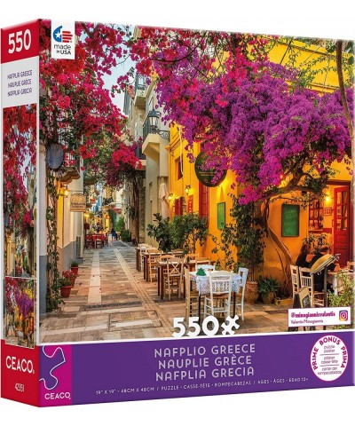 Around The World - Nafplio Greece - 550 Piece Jigsaw Puzzle $22.07 Jigsaw Puzzles