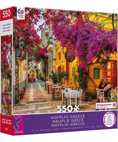 Around The World - Nafplio Greece - 550 Piece Jigsaw Puzzle $22.07 Jigsaw Puzzles