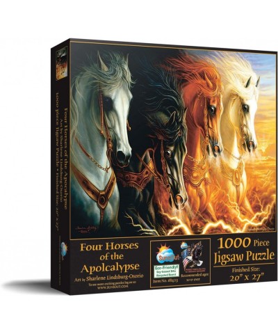 Four Horses of The Apocalypse 1000 pc Jigsaw Puzzle - SUNSOUT INC $35.66 Jigsaw Puzzles