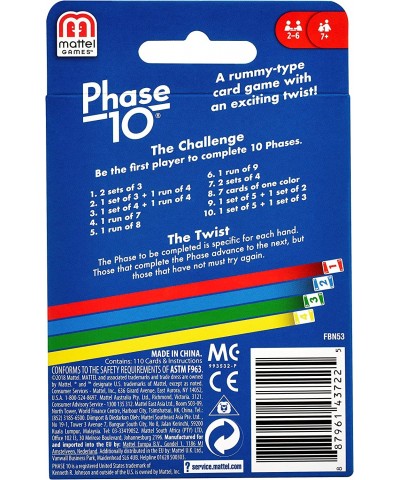 Phase 10 Card Game $15.78 Card Games