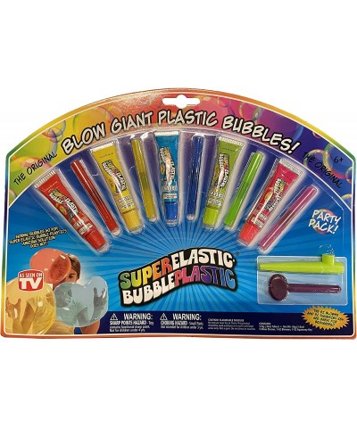 Super Elastic Bubble Plastic Party Pack-5 Color Tubes-by Nowstalgic Toys $28.72 Bubble Blowing Products