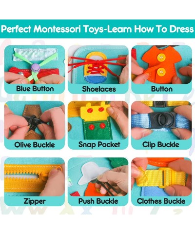 Montessori Sensory Busy Board Preschool Activities Learning Toys for Toddlers 1 2 3 4 Year Old Boys and Girls Busy Toys for B...