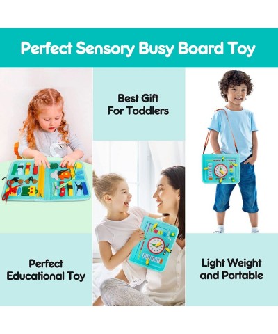 Montessori Sensory Busy Board Preschool Activities Learning Toys for Toddlers 1 2 3 4 Year Old Boys and Girls Busy Toys for B...