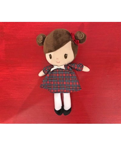 Little Me Plush Baby Doll with Plaid Dress Bella (Red 11 inch) $29.05 Plush Figure Toys