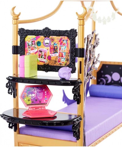 Toys Clawdeen Wolf Bedroom Playset with Accessories and Sticker Sheet Furniture and Decor $95.98 Doll Playsets