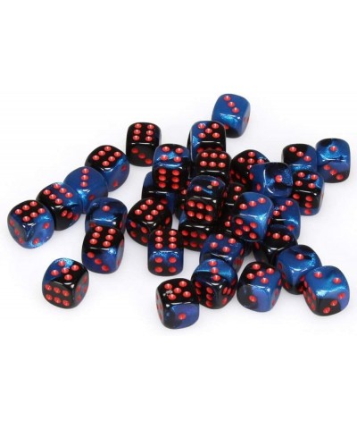 CHX26858 Dice-Gemini: 36D6 Black-Starlight/Red Set $24.15 Game Accessories