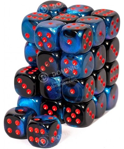 CHX26858 Dice-Gemini: 36D6 Black-Starlight/Red Set $24.15 Game Accessories