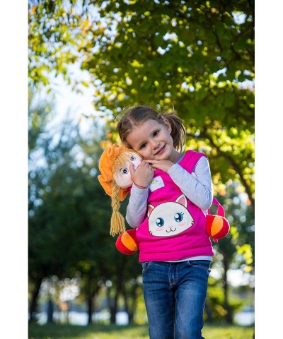 HappyVk- Baby Doll Carrier- Doll Carrier Front and Back for Little Girls-Cat $34.01 Dolls