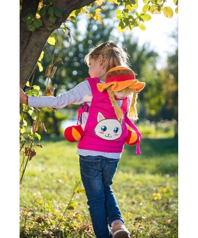 HappyVk- Baby Doll Carrier- Doll Carrier Front and Back for Little Girls-Cat $34.01 Dolls