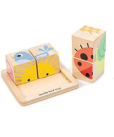 Baby Blocks - 5 Pieces My First Wooden Jigsaw Puzzle with Storage Tray for Toddlers 18M+ $25.79 Early Development & Activity ...