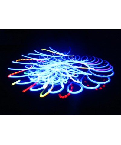 Store Blue Bliss - Orbital Rave Light Toy - 4-Microlight LED Spinning Flywheel Light Show $28.68 Novelty Spinning Tops