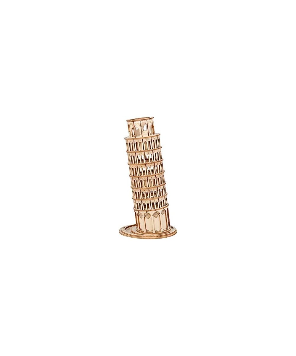 3D Wooden Puzzles for Adults DIY Kits Gift for Adults & Teens - Leaning Tower of Pisa (137 PCS) $19.21 Craft Kits