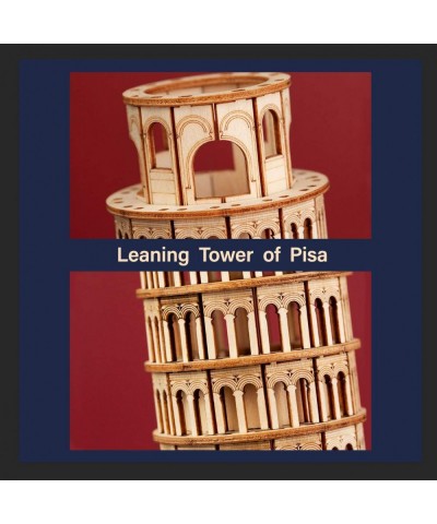 3D Wooden Puzzles for Adults DIY Kits Gift for Adults & Teens - Leaning Tower of Pisa (137 PCS) $19.21 Craft Kits