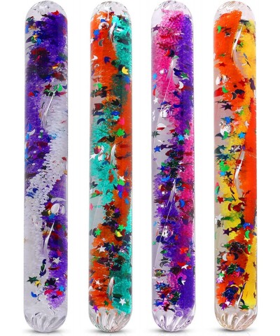 Playlearn 6 Inch Glitter Wand Sensory Toy Magic Wand (4 Pack) $31.15 Magic Kits & Accessories