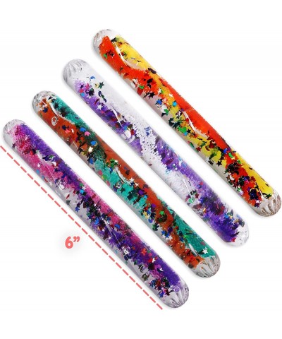 Playlearn 6 Inch Glitter Wand Sensory Toy Magic Wand (4 Pack) $31.15 Magic Kits & Accessories