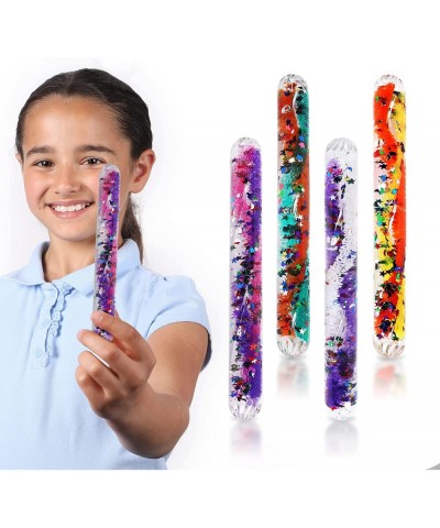 Playlearn 6 Inch Glitter Wand Sensory Toy Magic Wand (4 Pack) $31.15 Magic Kits & Accessories