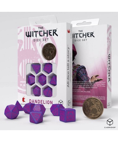 Witcher Dice Set. Dandelion - Conqueror of Hearts $38.13 Game Accessories