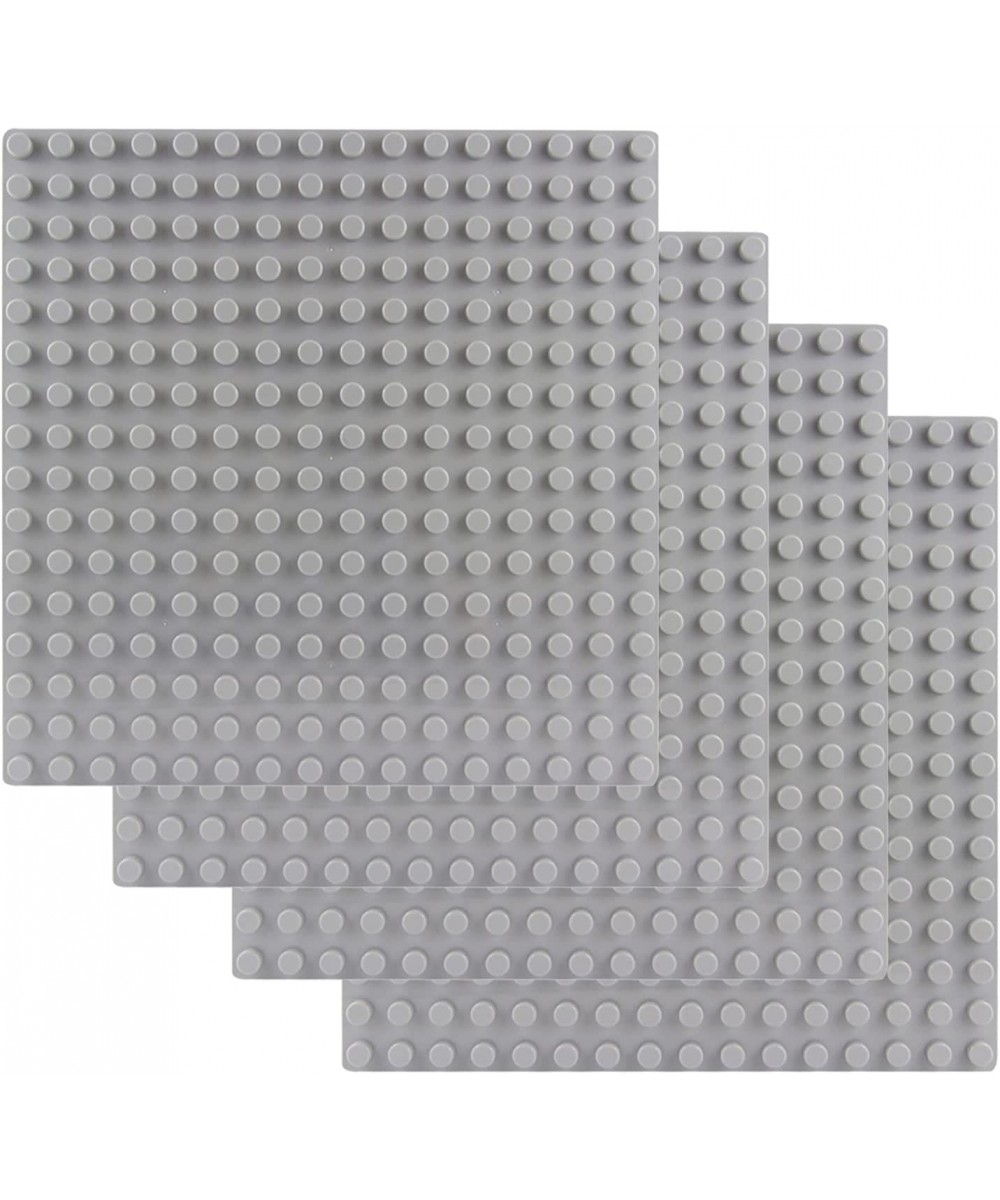 Classic 10" x 10" Base Block Plate Compatible with All Major Brands Style Bricks (Only with Bigger Size Blocks) 4Pcs Gray $33...