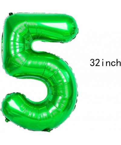 Superhero The Incredible Hulk 5th Birthday Decorations Green Number 5 Balloons 32 Inch | The The Incredible Hulk Birthday Bal...