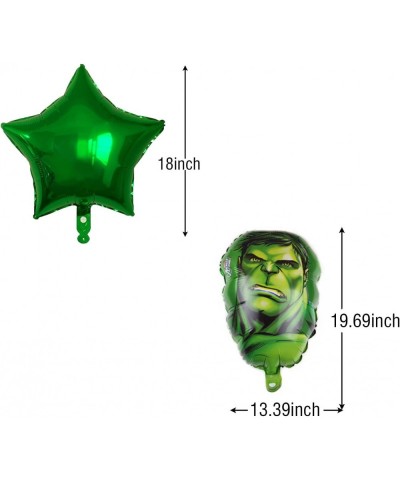 Superhero The Incredible Hulk 5th Birthday Decorations Green Number 5 Balloons 32 Inch | The The Incredible Hulk Birthday Bal...