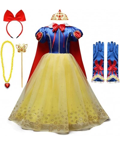 Girls Snow White Princess Costume Carnival Halloween Christmas Birthday Party Dress Dance Ball Gown (w/Accessories) $53.34 Ki...