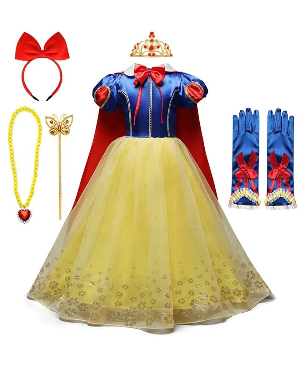 Girls Snow White Princess Costume Carnival Halloween Christmas Birthday Party Dress Dance Ball Gown (w/Accessories) $53.34 Ki...