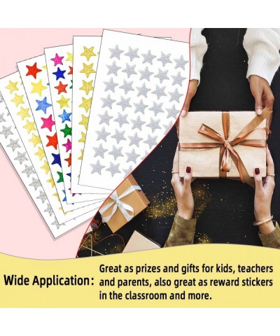 3000 Count Foil Star Stickers for Kids Reward 60 Sheets Small Self-Adhesive Shiny Metallic Stars Labels for Students Rewards ...